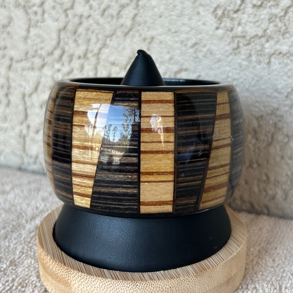 Chunky Segmented Bangle Bracelet